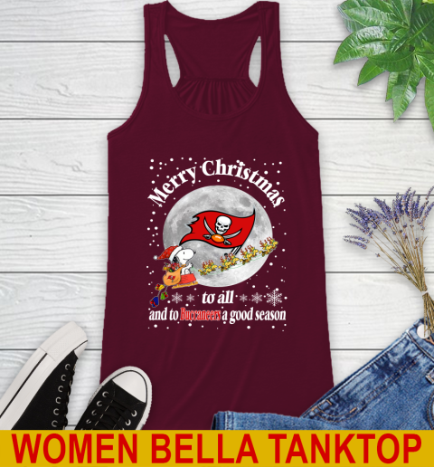 Tampa Bay Buccaneers Merry Christmas To All And To Buccaneers A Good Season NFL Football Sports Racerback Tank 2
