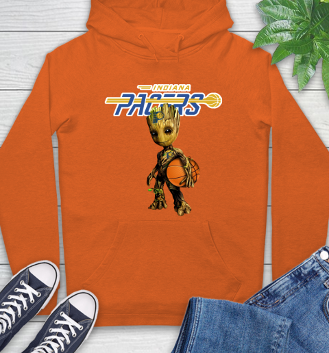 Indiana Pacers NBA Basketball Groot Marvel Guardians Of The Galaxy Hoodie 5