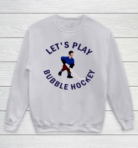 Bubble Hockey Let's Play Youth Sweatshirt - Image 3