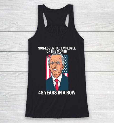 Joe Biden 48 Years In A Row Racerback Tank