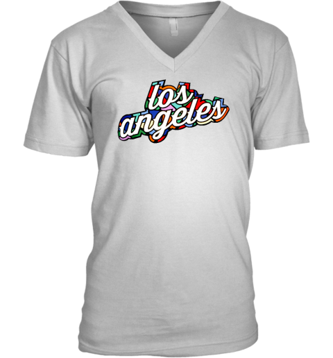 2022 23 Los Angeles Clippers City Edition V-Neck T-Shirt