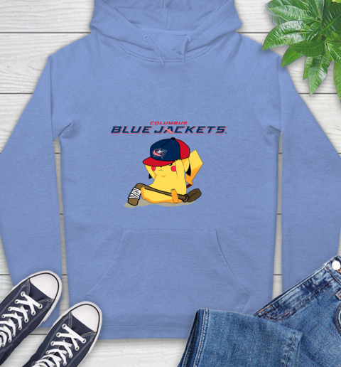 NHL Pikachu Hockey Sports Columbus Blue Jackets Hoodie 11