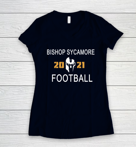 Bishop Sycamore Football 2021 Women's V-Neck T-Shirt 2