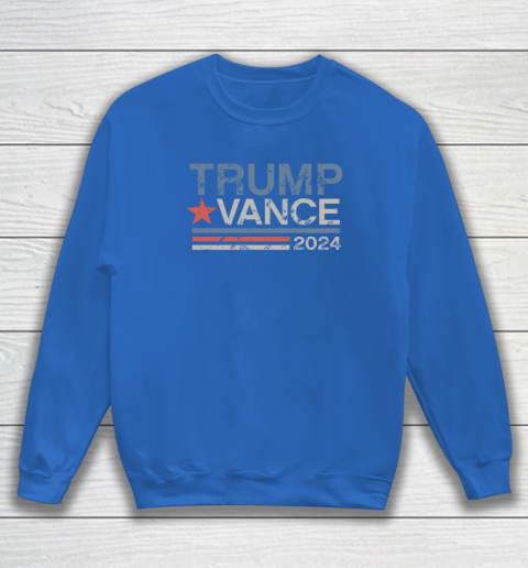 Trump Vance 2024 Retro Stripe Trump JD Vance Sweatshirt 5