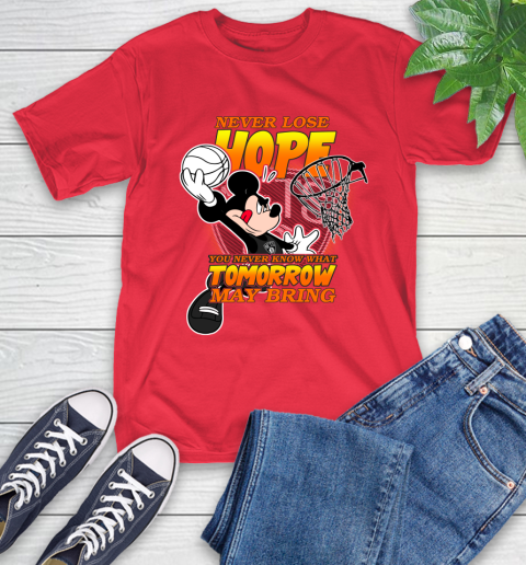 Brooklyn Nets NBA Basketball Mickey Disney Never Lose Hope T-Shirt 11