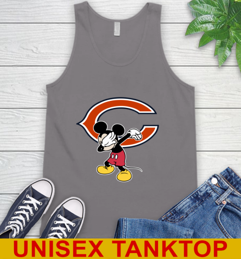 Chicago Bears NFL Football Dabbing Mickey Disney Sports Tank Top 7