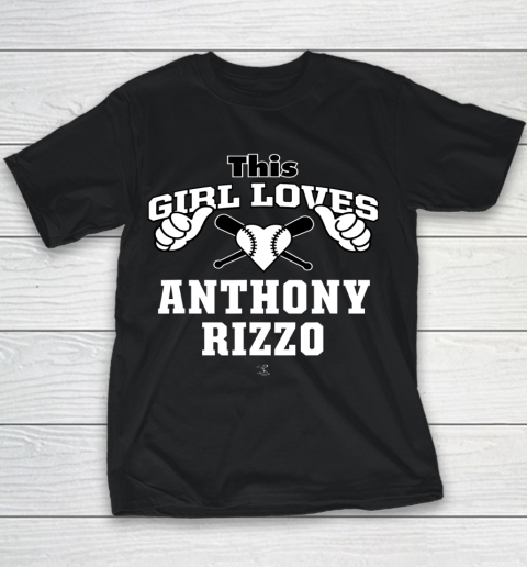 Anthony Rizzo Tshirt This Girl Loves Rizzo Youth T-Shirt