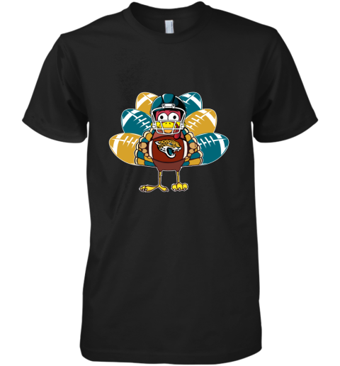Jacksonville Jaguars Turkey Football Thanksgiving Premium Men's T-Shirt