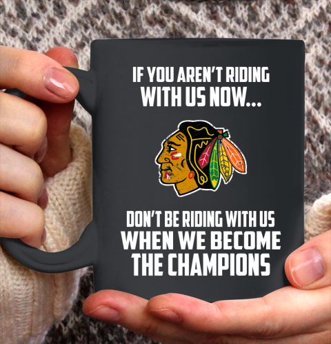 NHL Chicago Blackhawks Hockey We Become The Champions Ceramic Mug 11oz