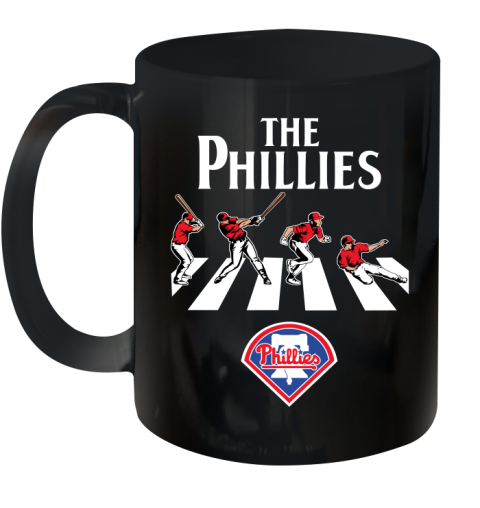 MLB Baseball Philadelphia Phillies The Beatles Rock Band Shirt Ceramic Mug 11oz