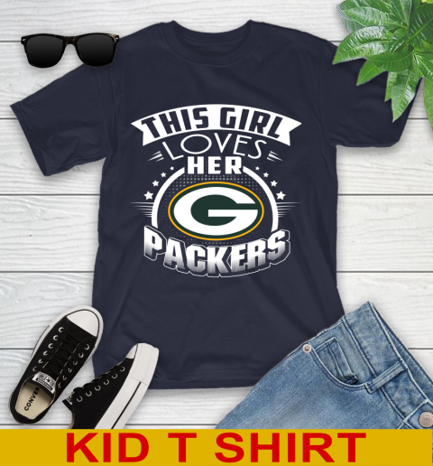 Green Bay Packers NFL Football This Girl Loves Her Team 98