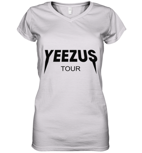Yeezus Tour Women's V-Neck T-Shirt
