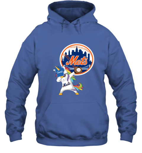 Hip Hop Dabbing Unicorn Flippin Love New York Mets Youth T-Shirt 