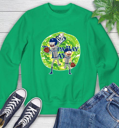MLB Tampa Bay Rays Rick And Morty Baseball Sports Sweatshirt 6