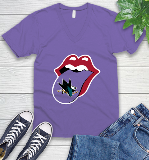 San Jose Sharks NHL Hockey Lips I Root For My Team Adoring Fan 57