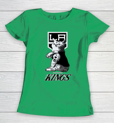 NHL My Cat Loves Los Angeles Kings Hockey Women's T-Shirt 5