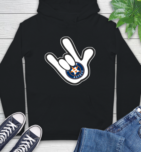 Houston Astros MLB Baseball Mickey Rock Hand Disney Hoodie 2