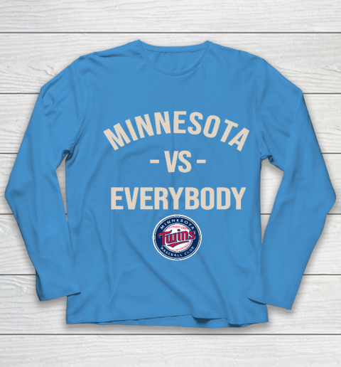 Minnesota Twins Vs Everybody Youth Long Sleeve 5