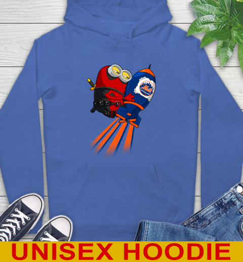 MLB Baseball New York Mets Deadpool Minion Marvel Shirt Hoodie 9