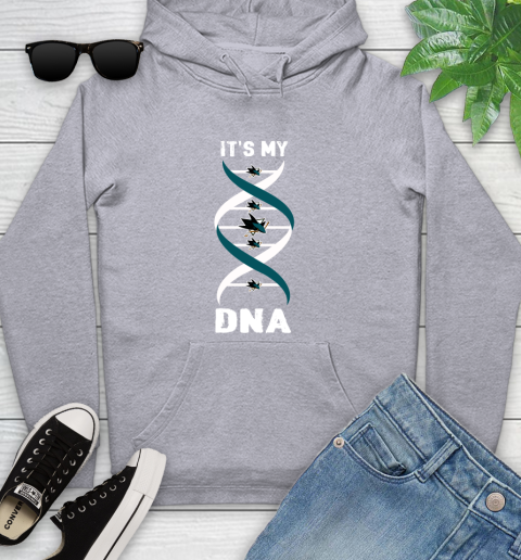 San Jose Sharks NHL Hockey It's My DNA Sports Youth Hoodie 6