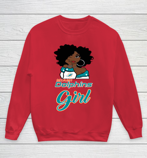 Miami Dolphins Girl NFL Youth Sweatshirt 9