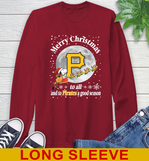 Pittsburgh Pirates Merry Christmas To All And To Pirates A Good Season MLB Baseball Sports Long Sleeve T-Shirt 9