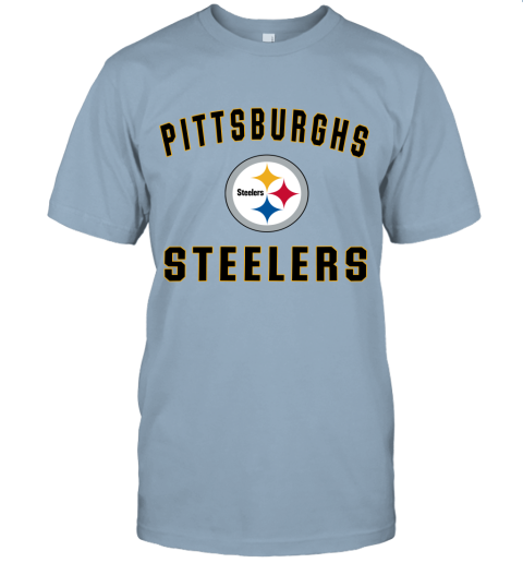 Pittsburgh Steelers NFL Line Gray Victory Unisex Jersey Tee
