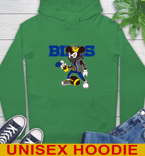 Buffalo Bills NFL Football Mickey Peace Sign Sports Hoodie 8