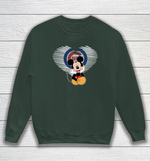 MLB Chicago Cubs The Heart Mickey Mouse Disney Baseball Sweatshirt 12