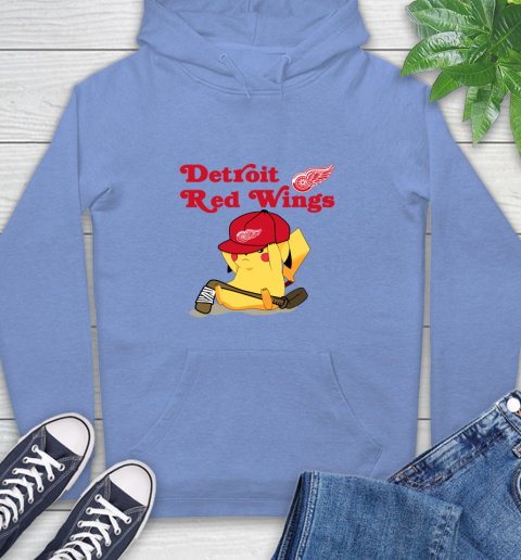 NHL Pikachu Hockey Sports Detroit Red Wings Hoodie 11