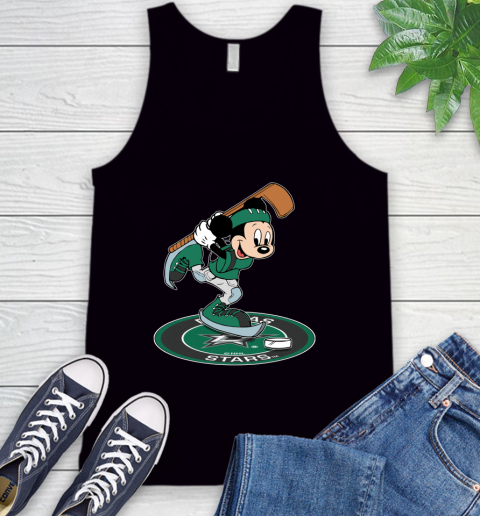 NHL Hockey Dallas Stars Cheerful Mickey Disney Shirt Tank Top