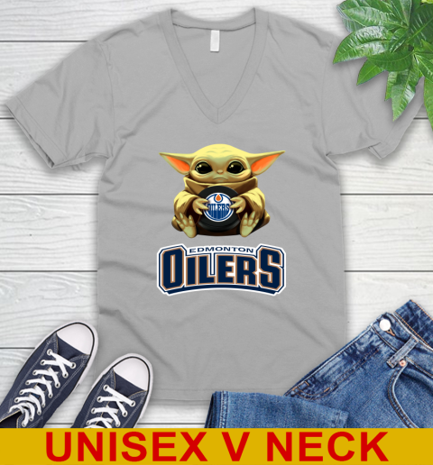 NHL Hockey Edmonton Oilers Star Wars Baby Yoda Shirt 52
