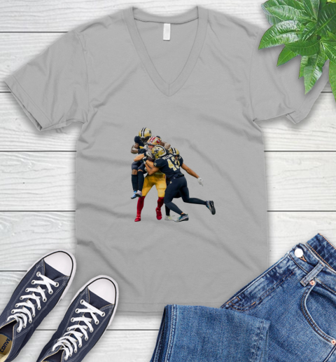 Sprint Football San Francisco 49ers And New Orleans Saints Shirts 52