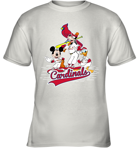 St.Louis Cardinals MLB Baseball Love Mickey Disney Sports Youth
