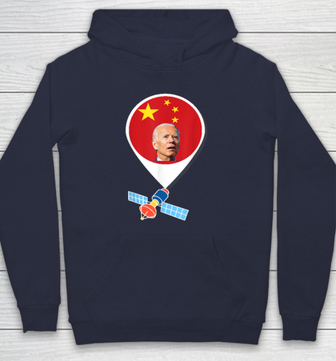 Chinese Spy Balloon Funny Surveillance Joe Biden China Flag Hoodie 2