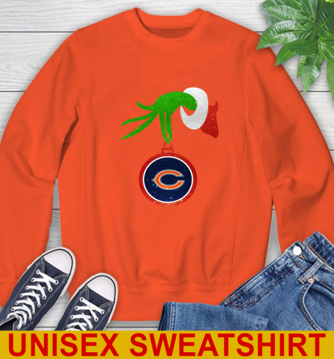 Chicago Bears Grinch Merry Christmas NFL Football Sweatshirt 4