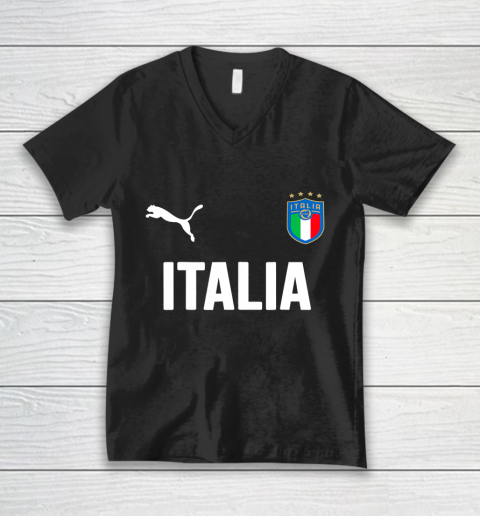 Italy Jersey Soccer 2020 2021 Football Italian Italia V-Neck T-Shirt