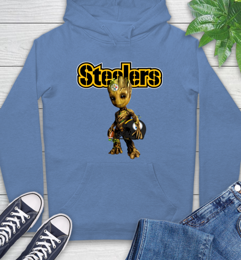 Pittsburgh Steelers NFL Football Groot Marvel Guardians Of The Galaxy Hoodie 11