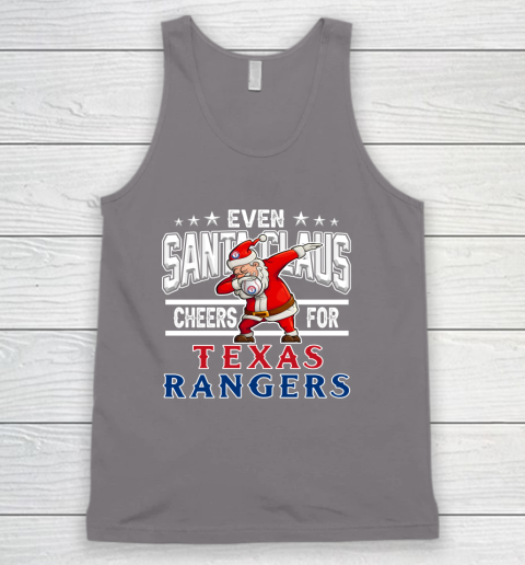 Texas Rangers Even Santa Claus Cheers For Christmas MLB Tank Top 6