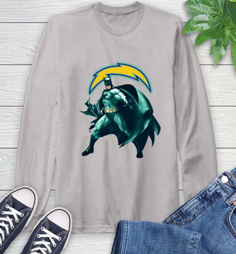 NFL Batman Football Sports Los Angeles Chargers Long Sleeve T-Shirt 12