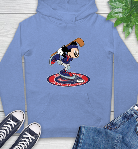 NHL Hockey Columbus Blue Jackets Cheerful Mickey Disney Shirt Hoodie 12