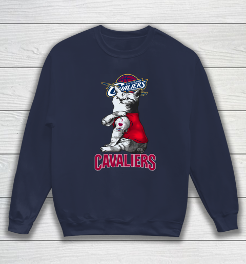 NBA Basketball My Cat Loves Cleveland Cavaliers Sweatshirt 2