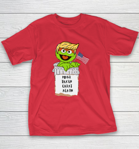 Make Trash Great Again Trump Garbage Reference Youth T-Shirt 7