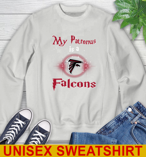 NFL Football Harry Potter My Patronus Is A Atlanta Falcons Sweatshirt 5