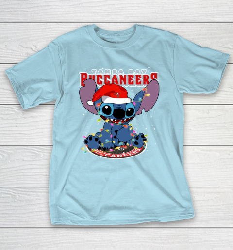Tampa Bay Buccaneers NFL Football noel stitch Christmas T-Shirt 10