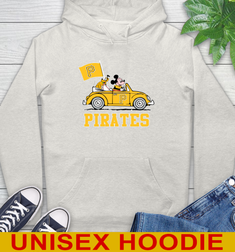 MLB Baseball Pittsburgh Pirates Pluto Mickey Driving Disney Shirt Hoodie 12