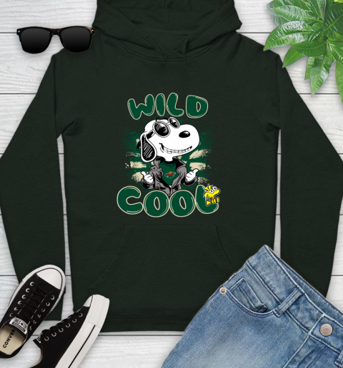 NHL Hockey Minnesota Wild Cool Snoopy Shirt Youth Hoodie 12