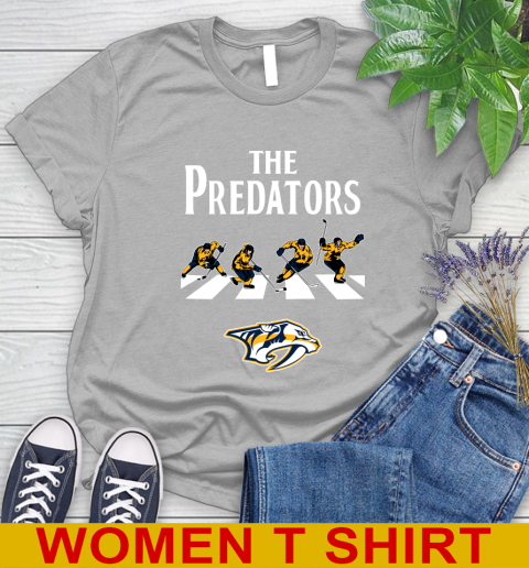 NHL Hockey Nashville Predators The Beatles Rock Band Shirt Women's T-Shirt 5
