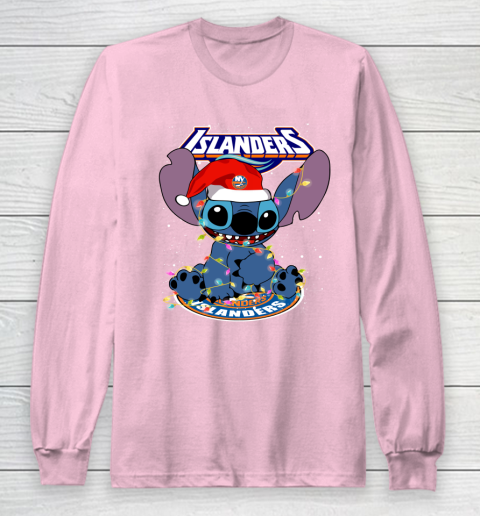 New York Islanders NHL Hockey noel stitch Christmas Long Sleeve T-Shirt 6