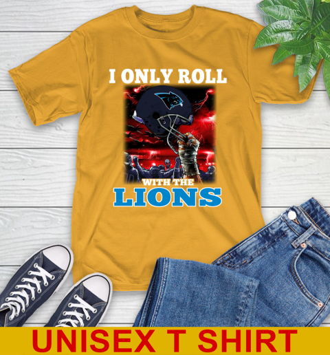 Carolina Panthers NFL Football I Only Roll With My Team Sports T-Shirt 2